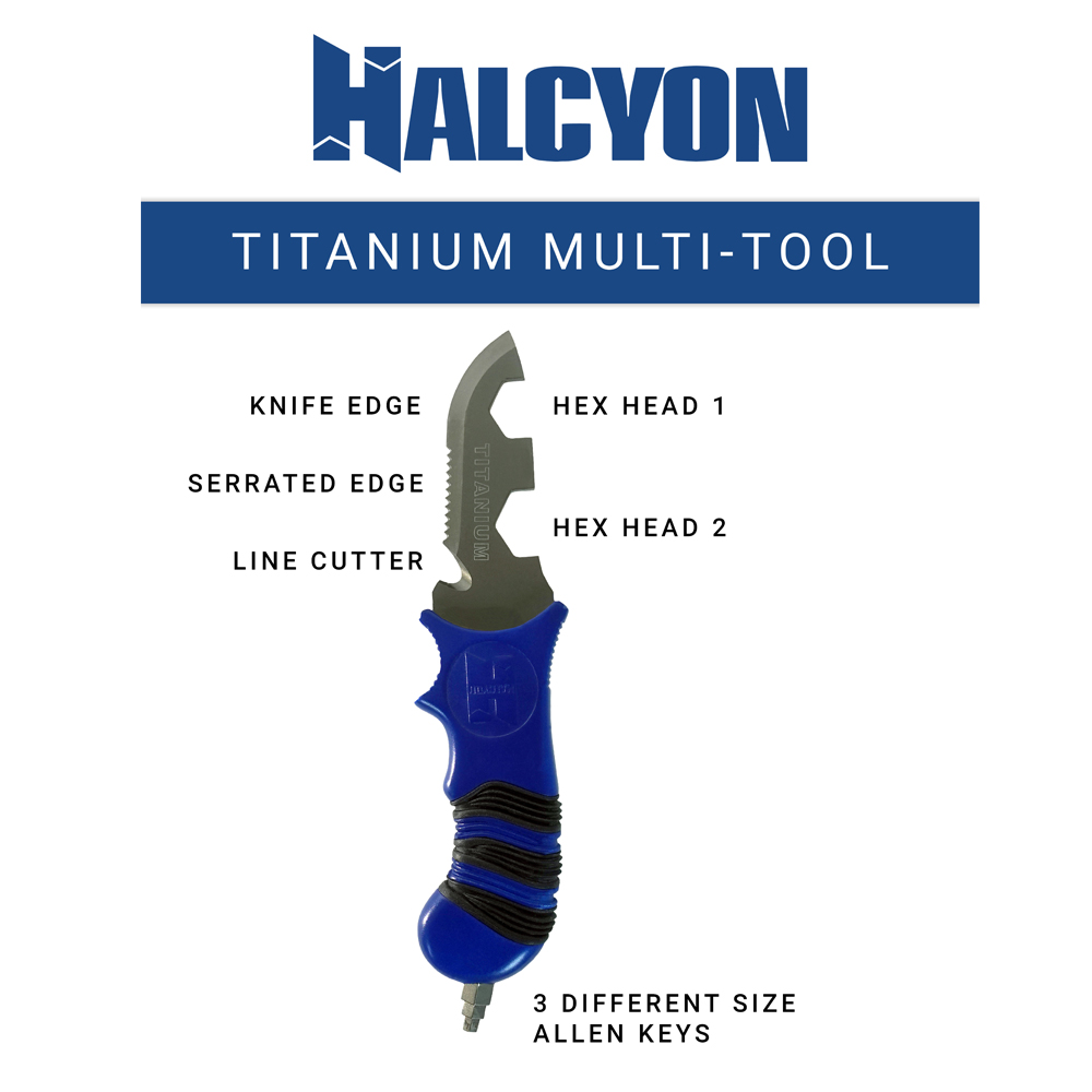 Halcyon Titanium Multi-Tool Messer