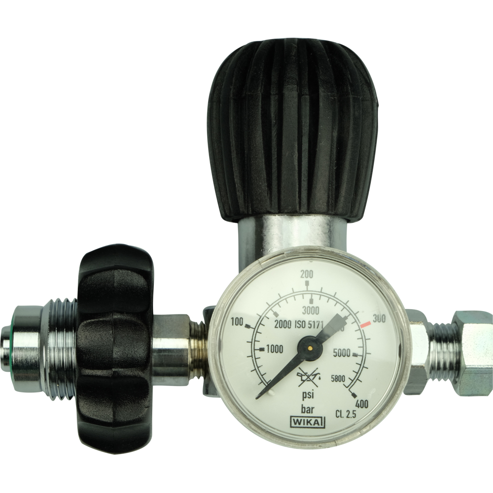 Decanting hose with manometer